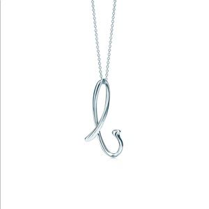Tiffany & Co. letter “B” pendant